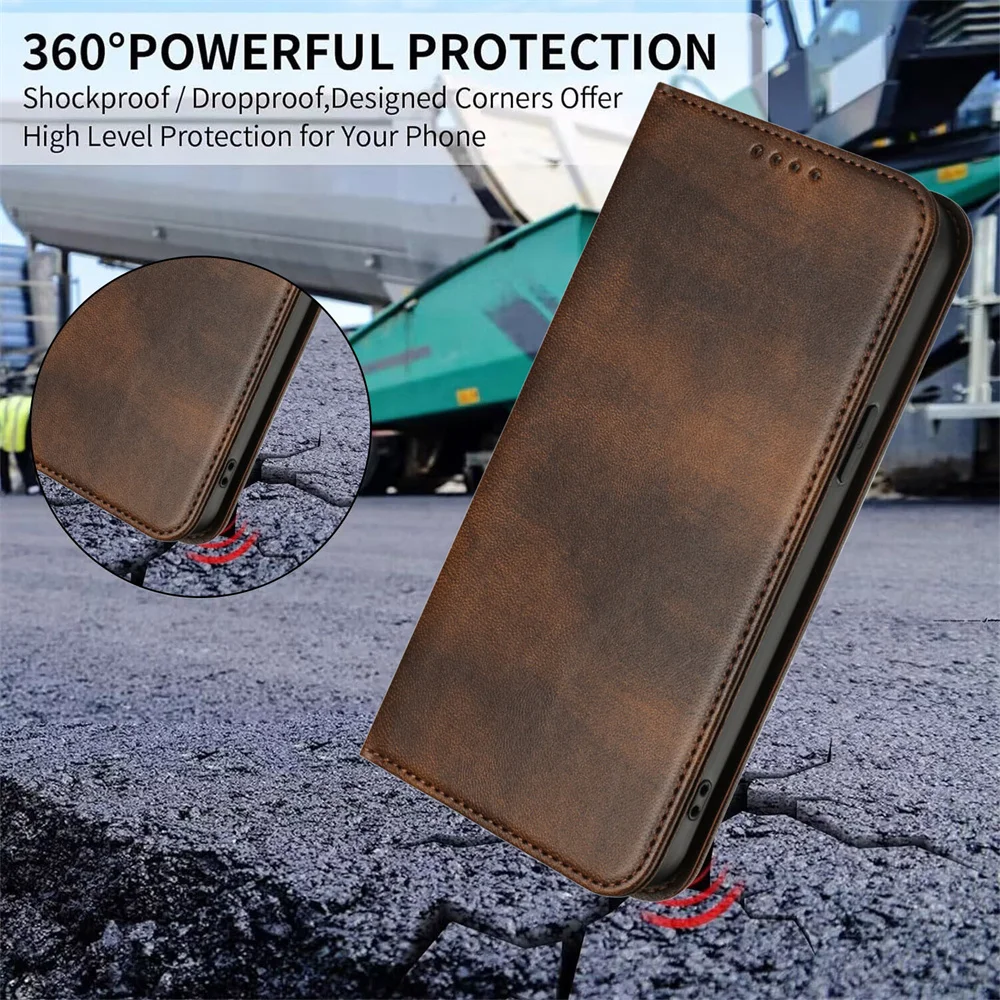 Leder Magnetische Brieftaschenhülle für OnePlus Nord 5 4 3 2Lite 2 2T Nord CE5 CE3 CE2 Lite CE2 CE 5G Handyhülle – Detail 1