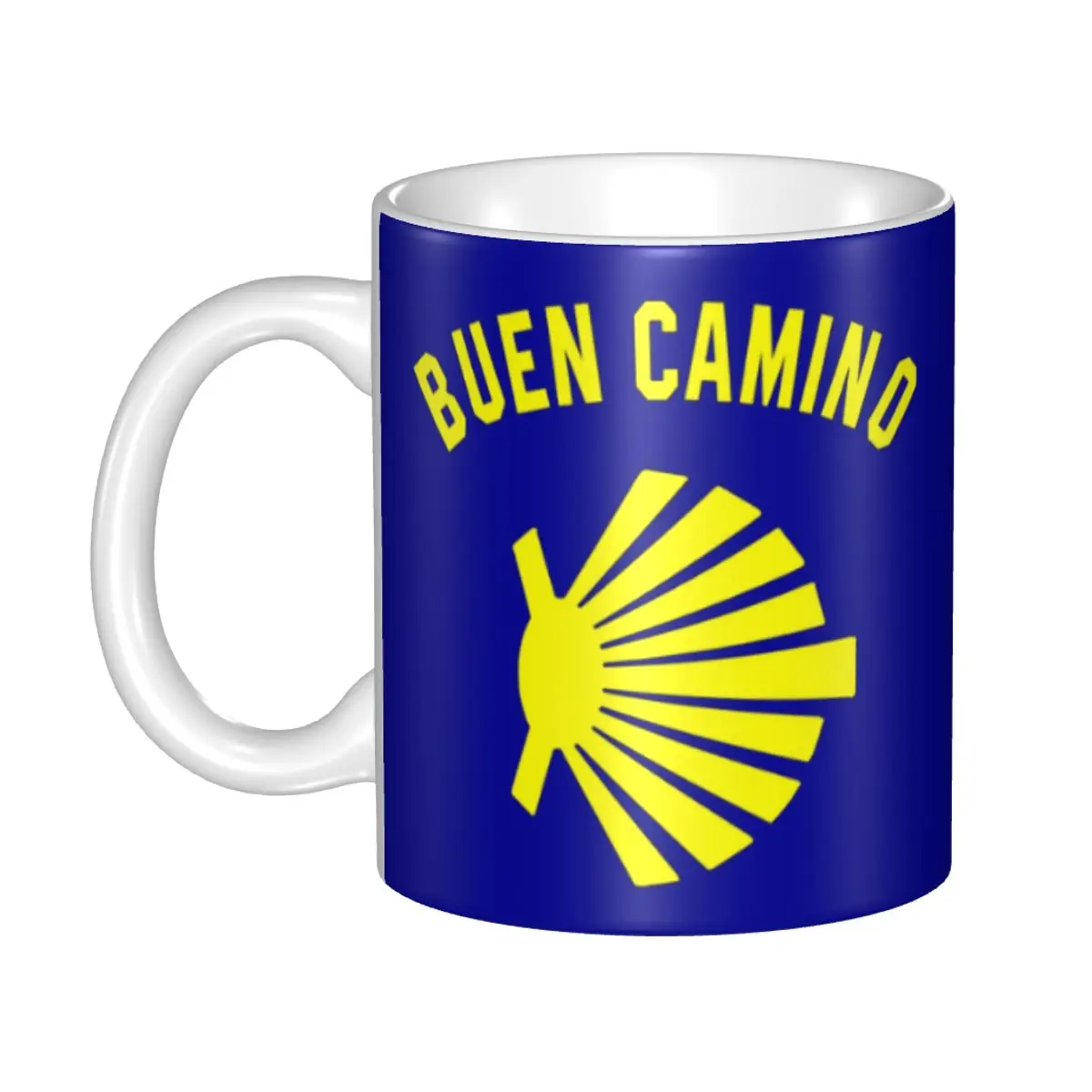 

Customized Buen Camino De Santiago Peregrino Coffee Mug DIY Ceramic Tea Milk Cups