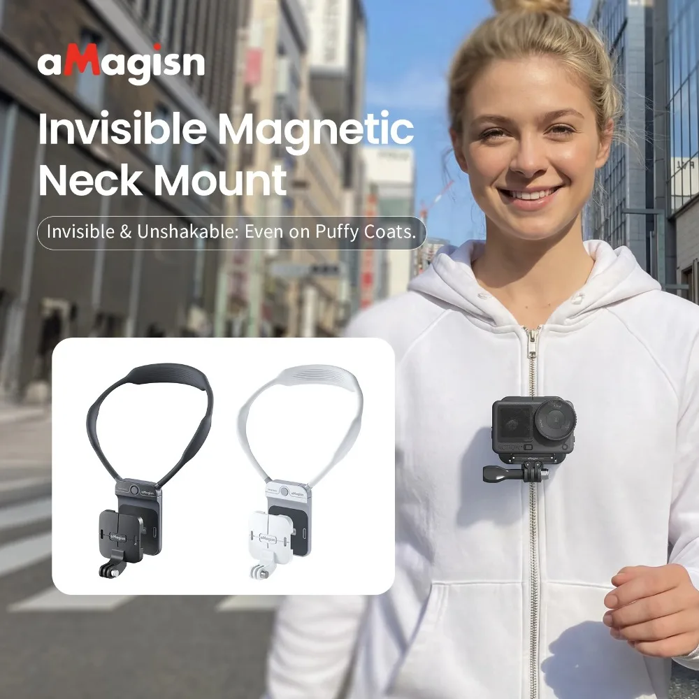 �y�Z�[�����zaMagisn �C���r�W�u���}�O�l�b�g�l�b�N�}�E���g�AGopro / DJI Pocket 4 / Insta360 Ace�ALuna Ultra�pPOV�l�b�N�}�E���g�z���_�[�A�A�N�Z�T���[