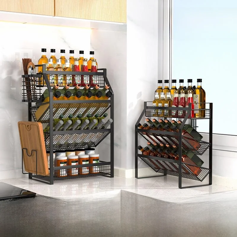 no-drill-kitchen-spice-ra-multi-layer-storage-elf-adjustable-iron-material-modern-simple-sle-easy-to-move-iron-elf