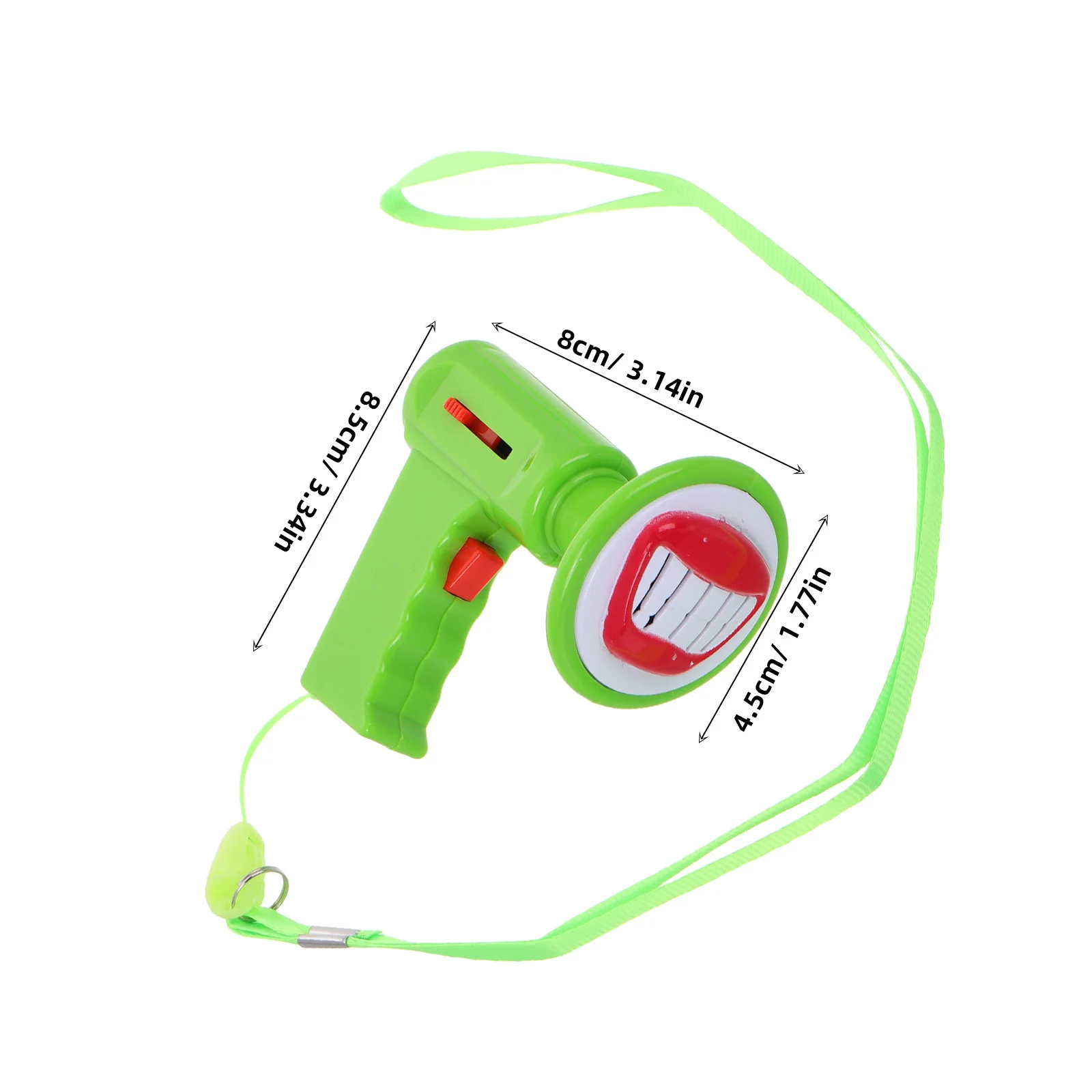 เครื่องเปลี่ยนเสียงแบบพกพา สำหรับเล่นตลก ปาร์ตี้ บทบาทสมมติ เสียงคมชัด ลำโพงทรัมเป็ตแปลกใหม่