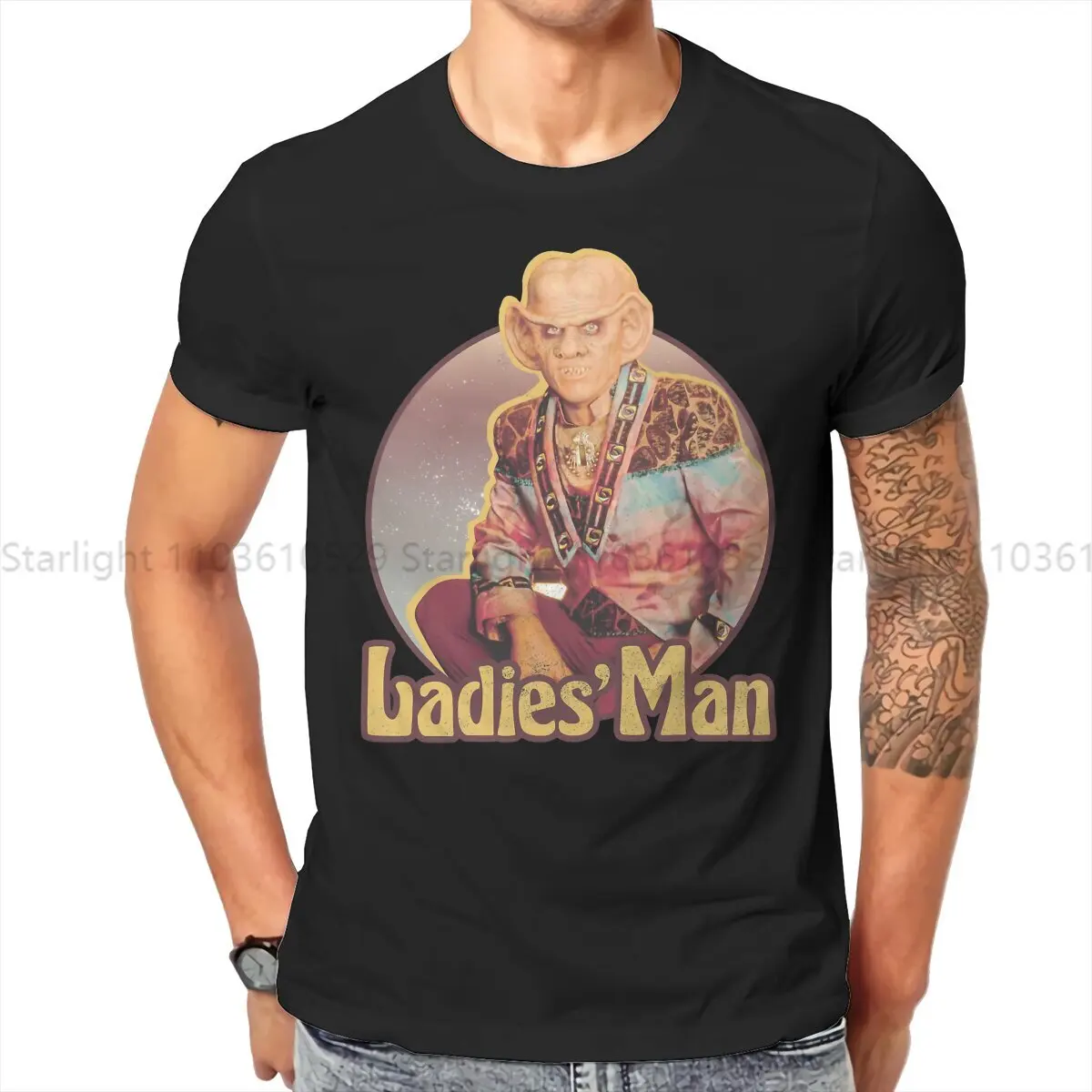 Ladies Man TShirt For Male Starr Trrekk Clothing Fashion T Shirt Soft