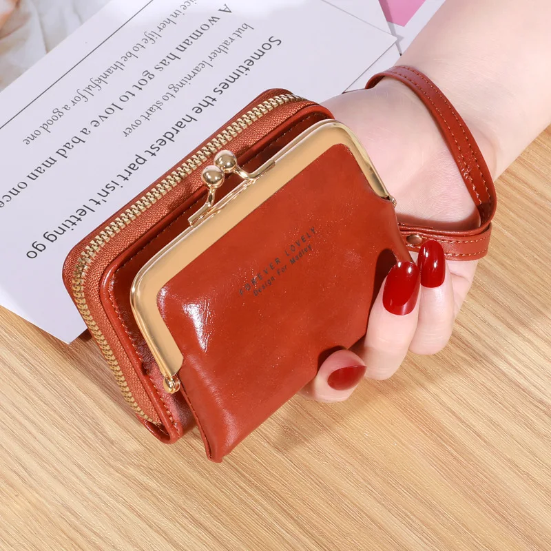 Wallet Women Wrist Band Wallet Men Coin Bag Multi Card Bag Purses for Women Card Bag for Women Wallet Cartera Hombre Billetera image 5