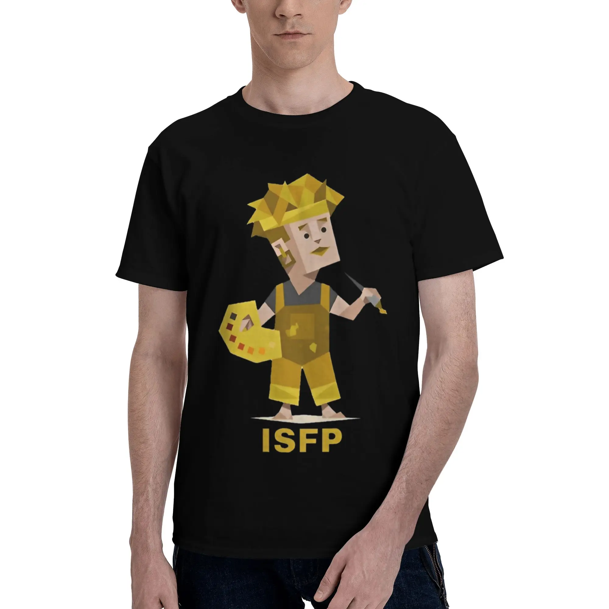 ISFP mbti myers-briggs peronality Printed T Shirts Men Women MBTI 16 Personalities  Cotton  Tee Shirt Clothing