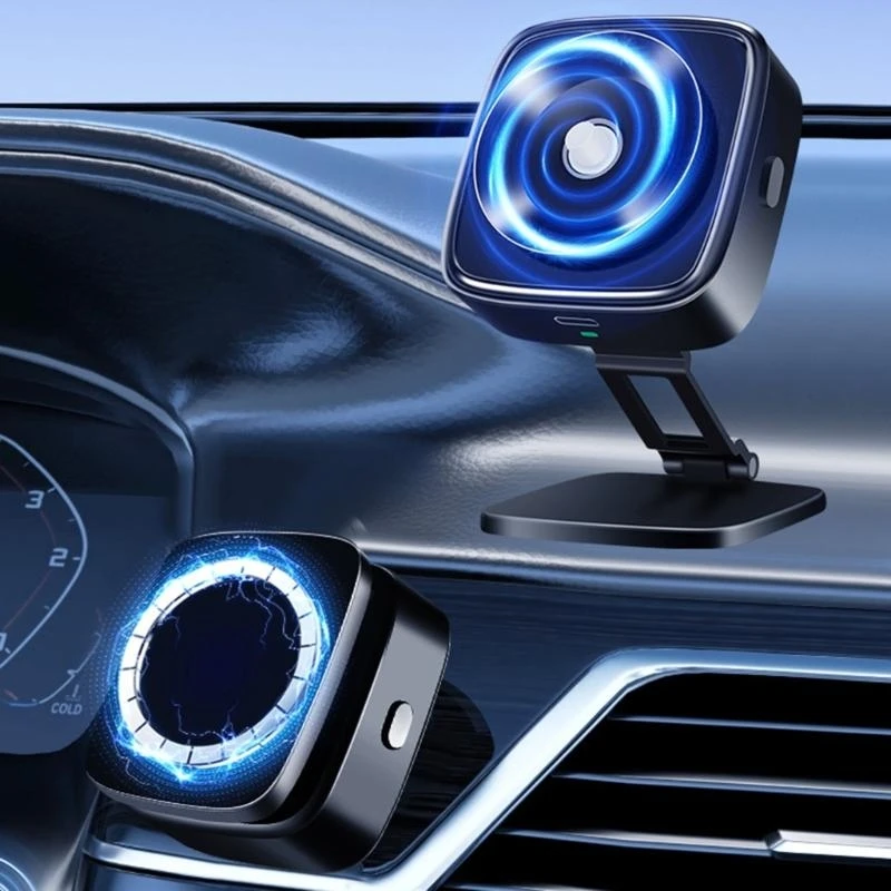 Закрепите магнитное держатель автомобильного телефона с вакуумным всасыванием для