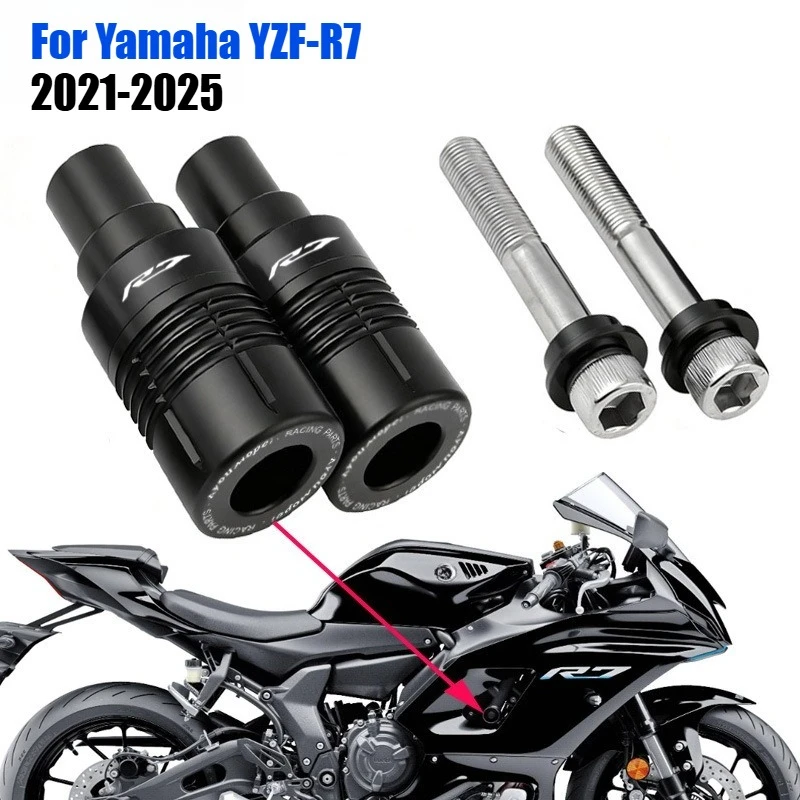 

Frame Sliders For Yamaha YZF-R7 YZF R7 2025 Motorcycle CNC Falling Protection Engine Crash Pad Slider Protector Accessories
