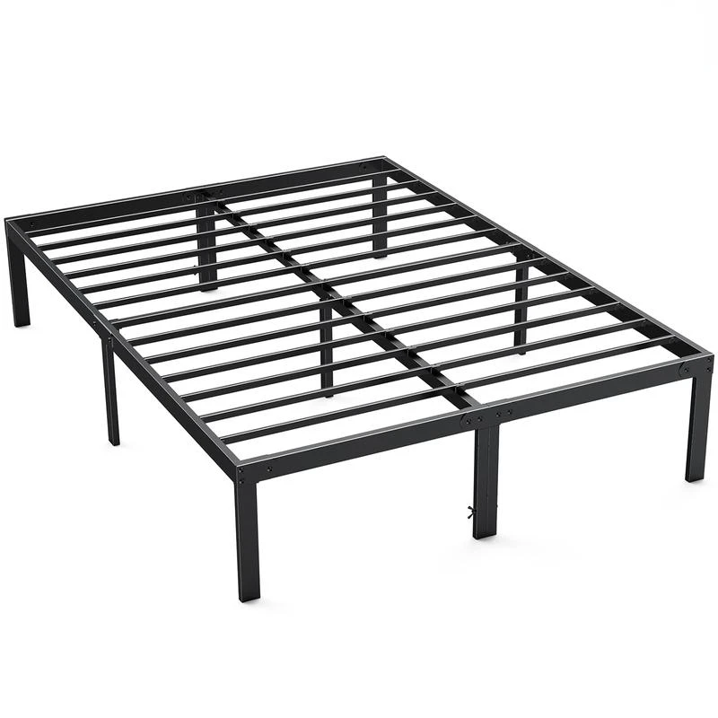 

Heavy Duty Metal Platform Bed Frames Queen Size with Storage Space under Frame, 14inches, Sturdy Steel Slat Support