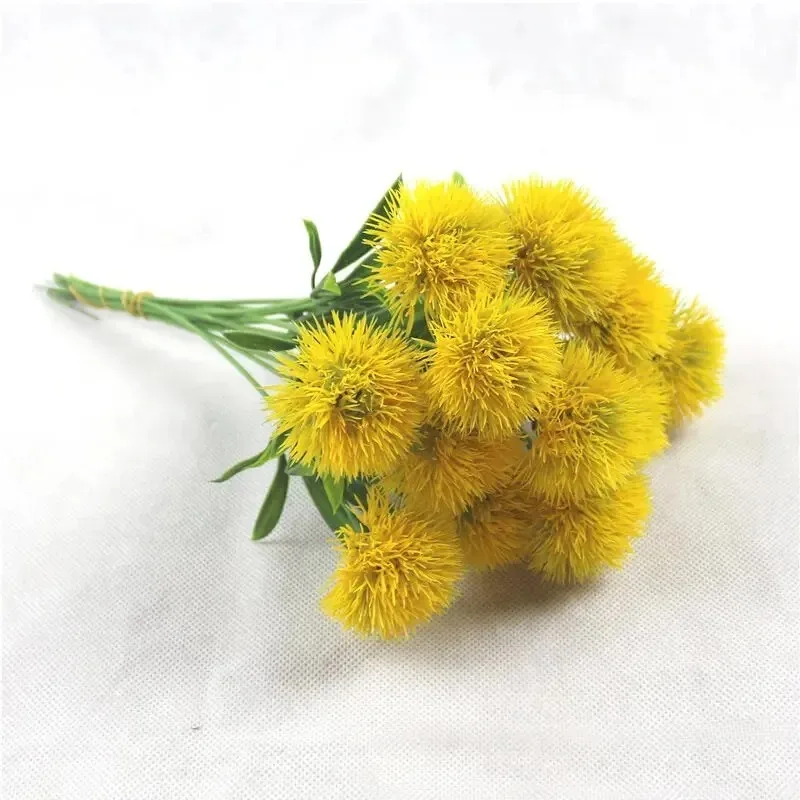 3/7Pcs Künstliche Blumenstrauß Löwenzahn Blumen Wohnzimmer Dekoration Outdoor Garten Blume Hochzeit Decor DIY Kranz Zubehör – Detail 11