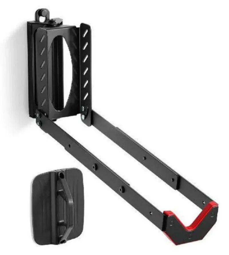 Rotatable Labor Saving Bike Wall Mount Space Saving Garage Indoor Bicycle Storage Hanger No Heavy Lifting Needed