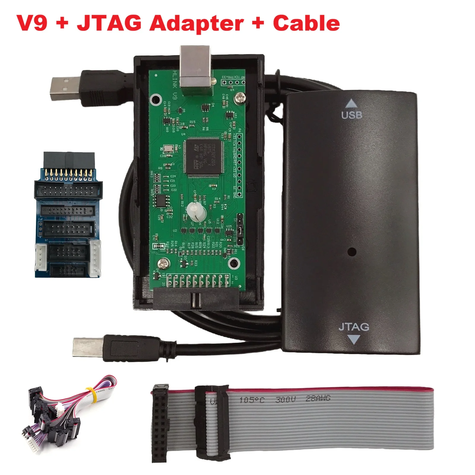Obrázek 4: Vysoký rychlost pro j-link jlink V9 USB JTAG ruka emulátor debugger pro j-link V11 jlink V11 emulátor STM32F103C8T6 STM mcu