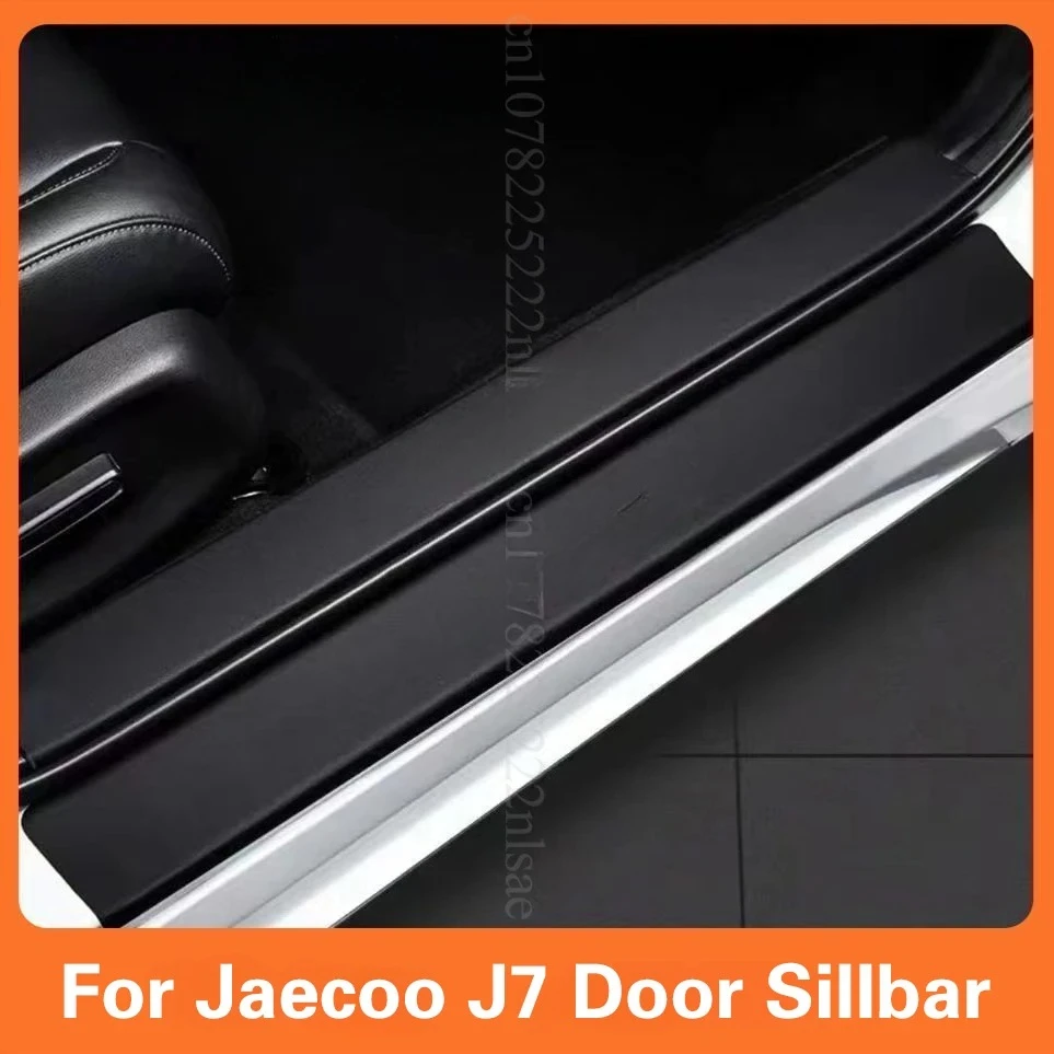 

10Pcs For Jaecoo J7 Automobile Special Door Sill Strip Anti-tread Protection Stickers Door Kick Interior Modification Supplies