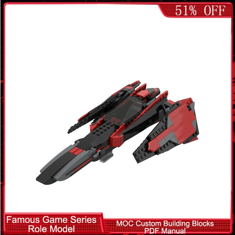 

301 деталь: Конструктор MOC «Звездный истребитель: Космическая динамика и превосходство в пространстве» (настраиваемый, модульный), DIY, праздничный подарок