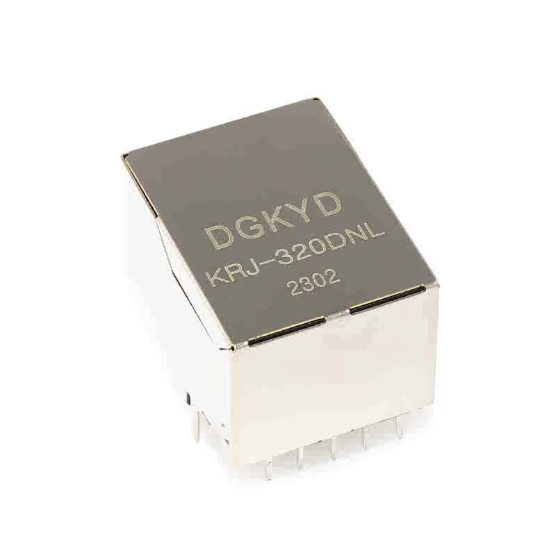 10PCS/ KRJ-320DNL RJ45 connector Gigabit network interface network transformer original spot direct shot