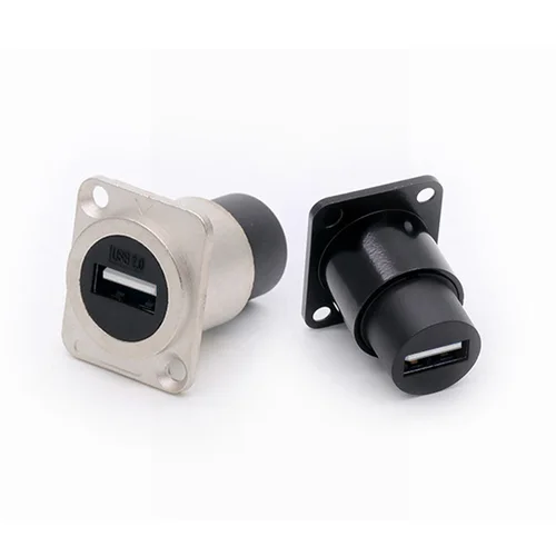 Imagen 2 del producto 1 unidad D tipo USB 2,0/3,0, CAT6, tipo C y HDMI, enchufe hembra a hembra, conector electrónico de montaje en Panel sin soldadura