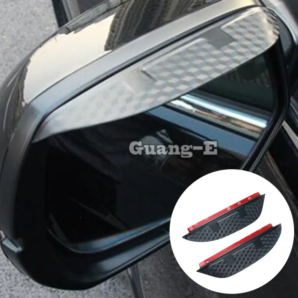 Car Rearview Mirror Rain Board Eyebrow Guard Sun Visor Cover Auto Exterior Accessories for Mitsubishi Outlander 2022 2023 2024+