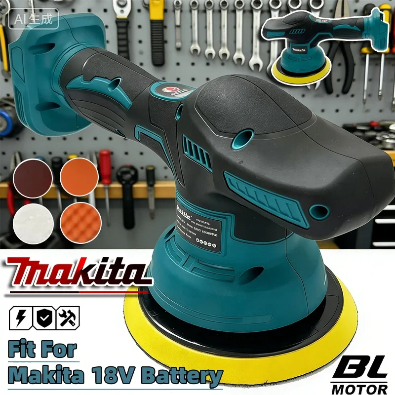 

Беспроводная полировальная машина Makita для автомобиля, 8 скоростей, электрическая, для восстановления и полировки, 18В-20В