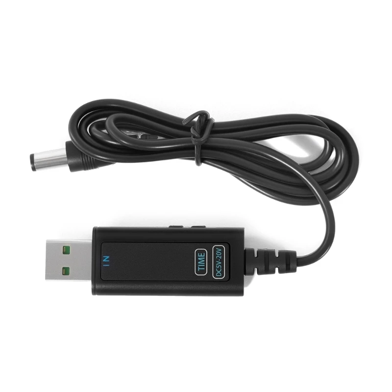 Szybki kabel ładujący DC5.5mm z regulacją napięcia 5V 12V 20V do wielu urządzeń, szybki transfer danych, opcjonalnie USB/Type C 896C