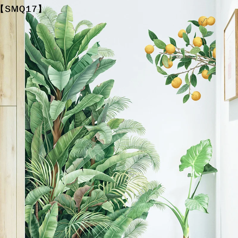 Green Leaves Wall Stickers For - đánh giá và giá Baby Nursery Wallpaper