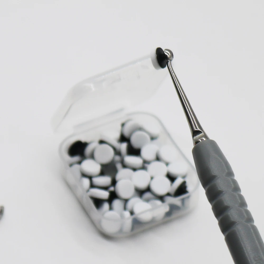Dental Resin Filling kit Light Cure Resin Filling Spatula Mixing Handle and Foam Pads Kit Teeth Whitening Tool