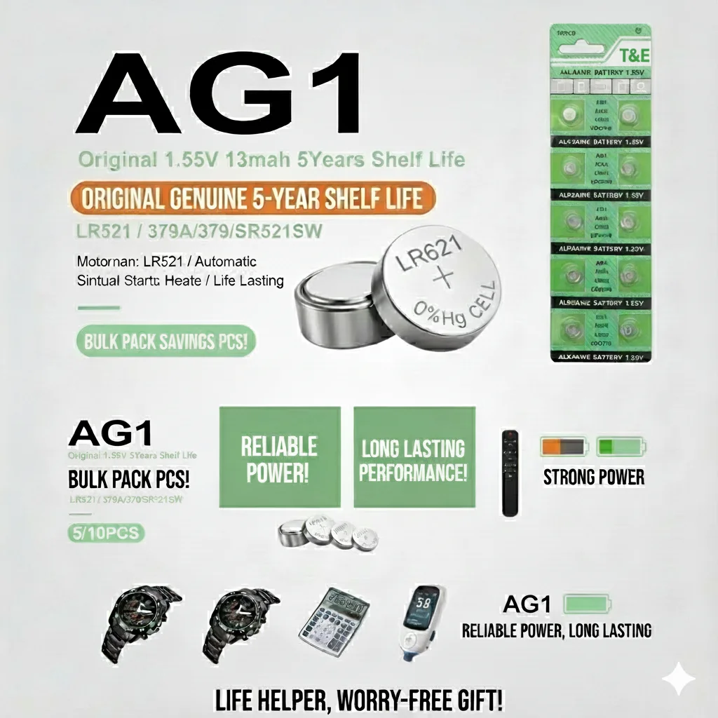

AG1 364A CX60 LR621W 1.55V 13mAh Button Battery For Watch Toys Remote Cell Coin Batteries
