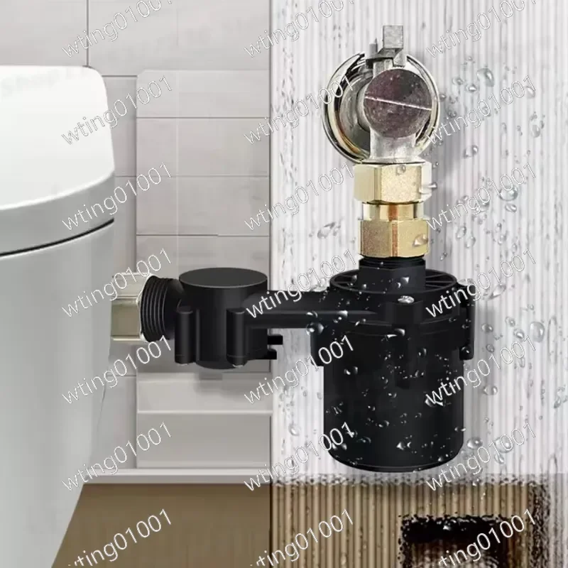 for High Flow Intelligent Toilet Booster Pump DC 24V 90W Tankless Pipeline Pressurization Device Enhancing Bathroom Plumbing