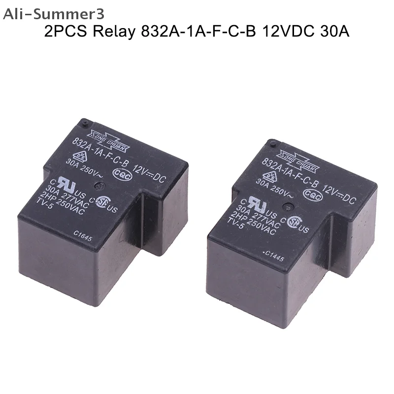 2 Pcs 12V Relay 832…