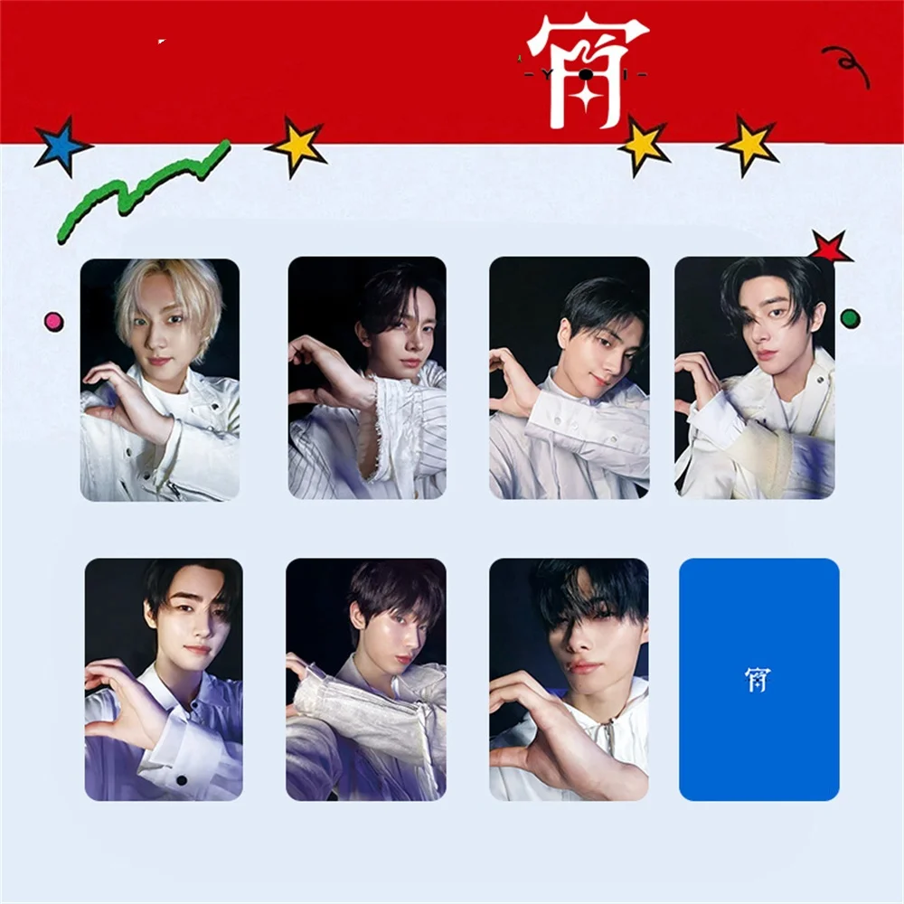 KPOP Boy Groups Neues japanisches Album HD-Fotokarten HEESEUNG Doppelseitige LOMO-Karten Hochwertige Postkarten-Fans unterstützen die Sammlung