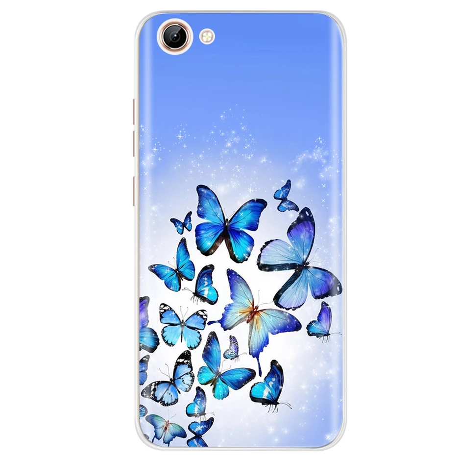 For Vivo Y71 4G Case 1801i 1724 Cute Cat Butterfly Soft Silicone Phone Case For Vivo Y71i Vivo Y 71 i 1801 Back Cover TPU Fundas