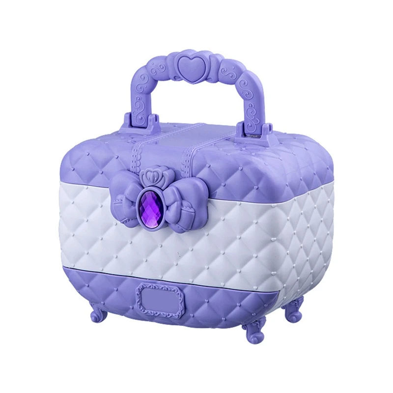 Juego de juguetes cosméticos de princesa, juguete cosmético seguro para niña, juego de belleza no tóxico, juguete de maquillaje de moda lavable, regalo de cumpleaños