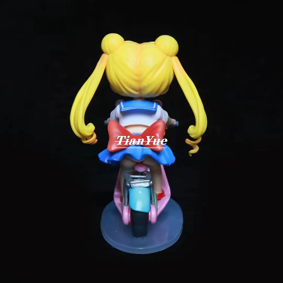 أنيمي بحار القمر Tsukino Usagi ركوب دراجة نارية شخصية الفينيل نموذج Aticulated الشكل لعبة 12 سنتيمتر #6