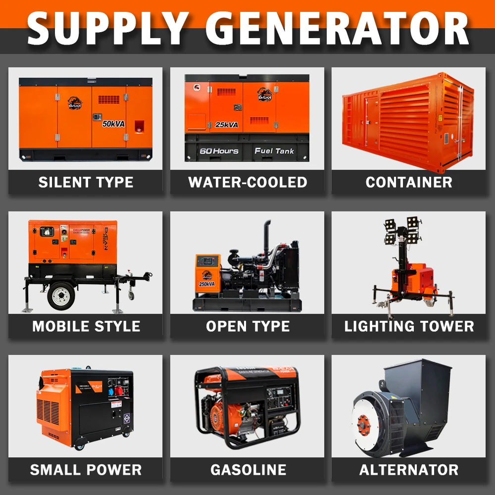 مرحلة واحدة 15kw 15kva مولد الديزل المبرد بالماء المولد 15 Kva مولد سعر الديزل