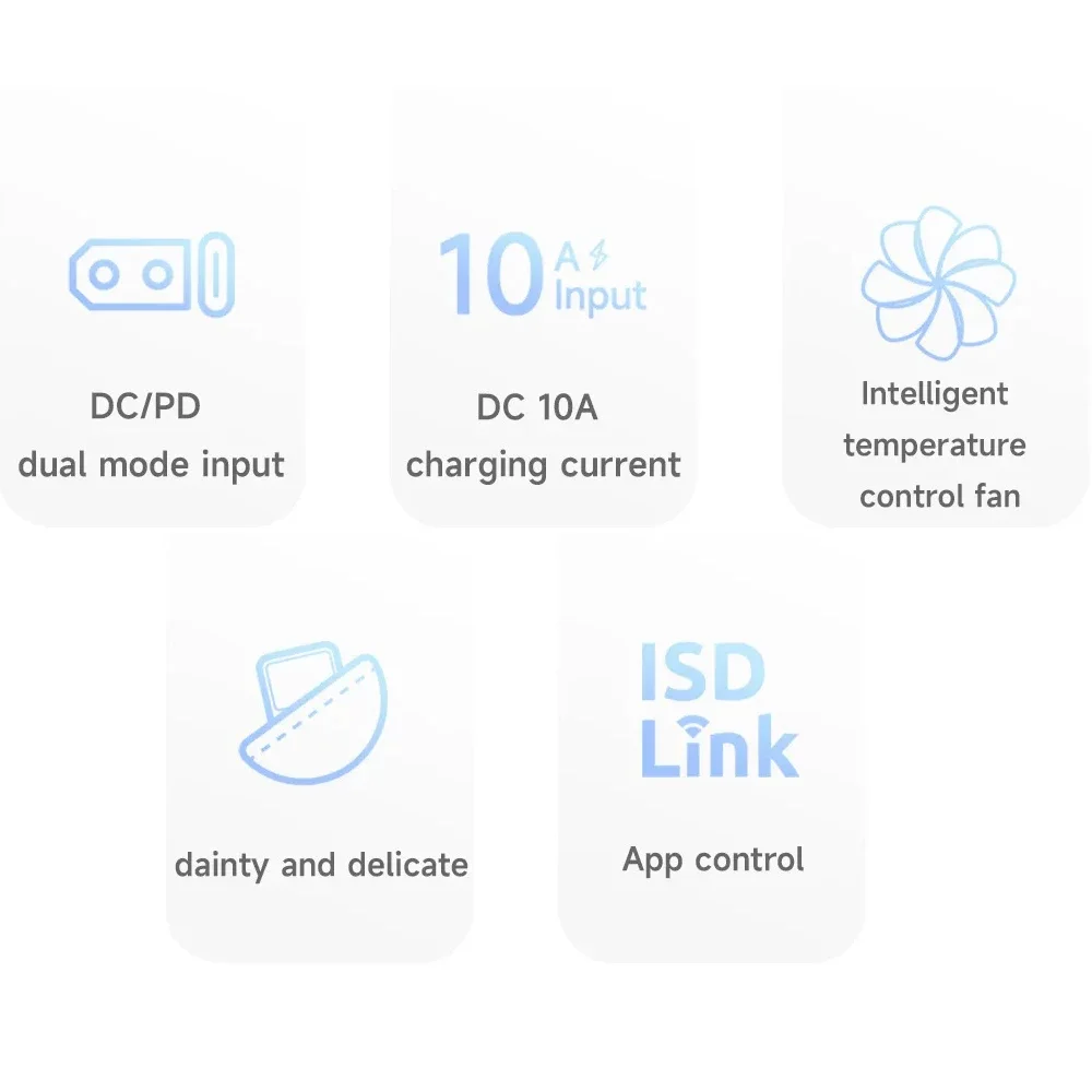 ISDT 608PD DC 240W 10A, USB-C 140W 5A Pocket Battery Charger/Discharger APP Remote Control For LiFe, LiPo, LiHv 1-6S/ Pb 1-12S