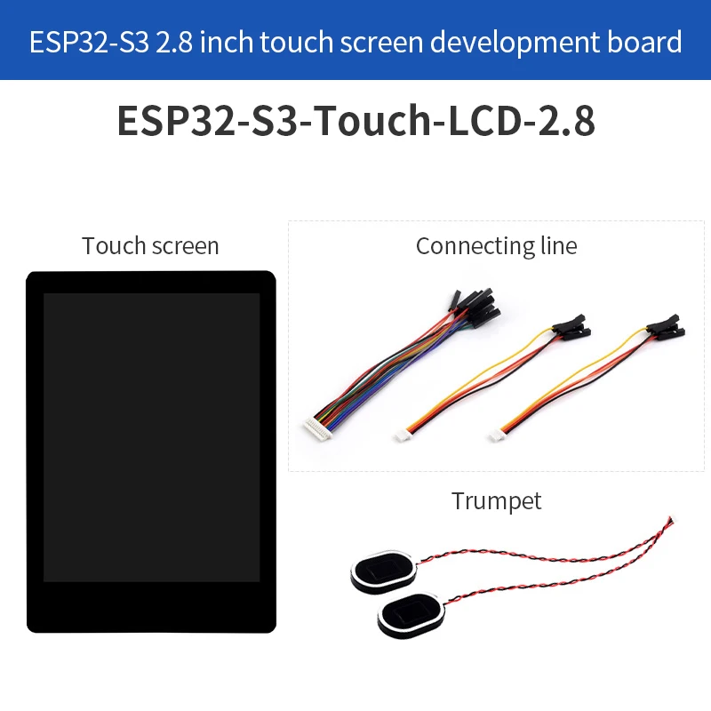 ESP32-S3 2.8Inch Touch Display 5-Point Capacitive Touch 240x320 IPS Development Board WiFi & Bluetooth LX7 Dual-Core Processor