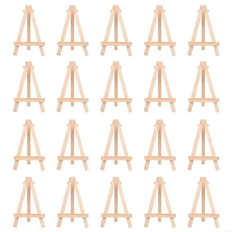 20 Pcs Small Triangles Stand Easels Table Easels Picture Frame Holder K92C