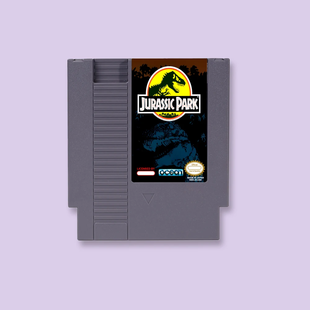 

Jurassic Park Game Cartridge Action Game For NES 8Bit 72PIN Consoles Game Card