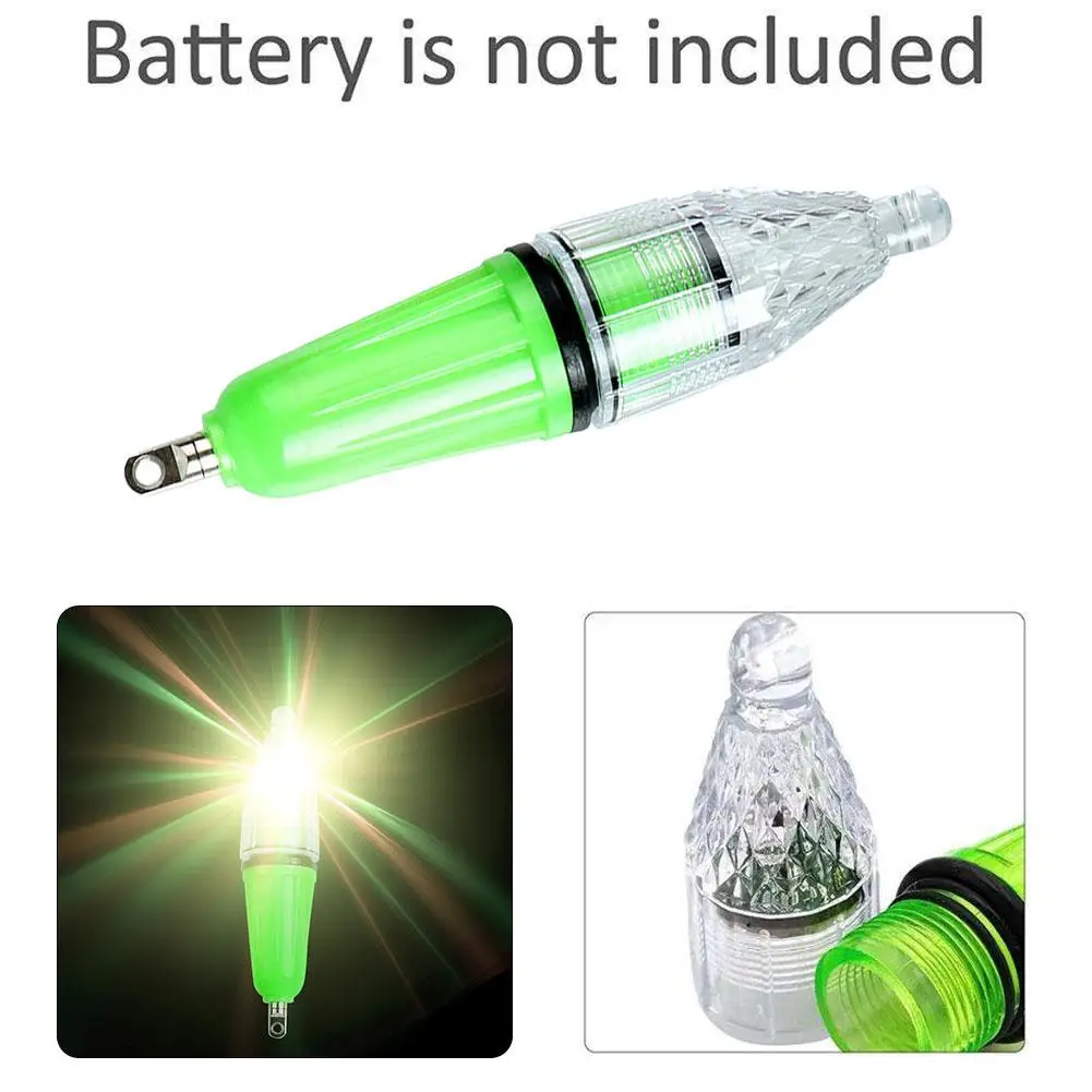 LED Flashing Fishing Light Underwater Lure Light Fish Attracting Lamp Night Fishing Bait Light for Saltwater Freshwater image 2