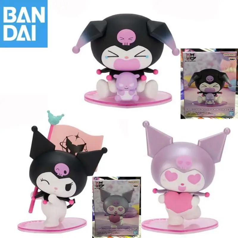 

100% Genuine Bandai Namco Banpresto Kuromi All 3 Types Kawaii Pvc Anime Figure Model Collector Toy Gift New and Unopened