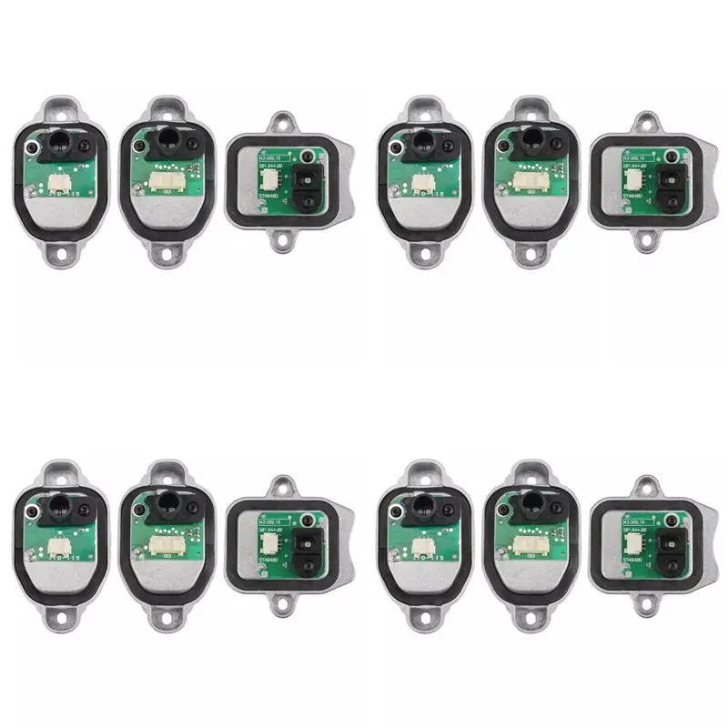 

A95E-12PCS LED Module White Light Source 63117419615 63117419610 For BMW F30 F31 F35 LCI 2014-2019 Angel Eye DRL Module