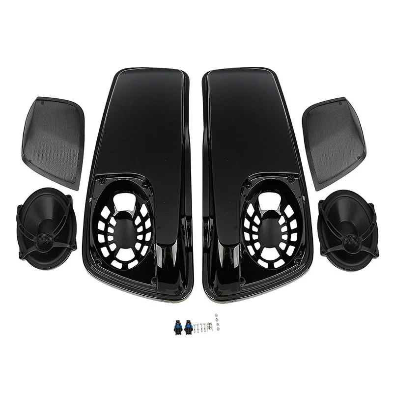 Pokrywy sakw motocyklowych z głośnikiem 5x7 cali do Harley Touring Electra Road Glide King FLH FLTR FLHX FLHR FLHTK FLHRC FLHT 14-23