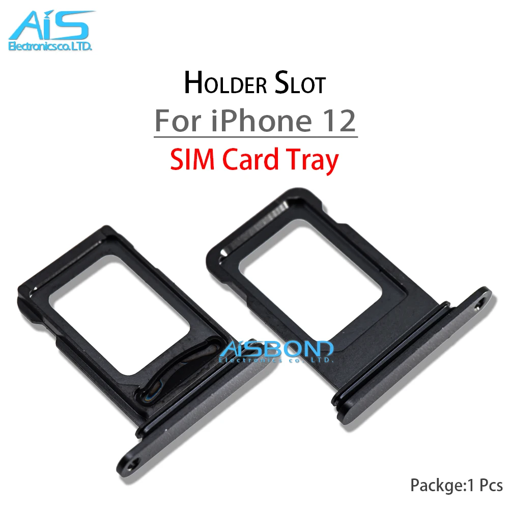 New Dual & Single SIM Card Tray For iPhone 12 Sim Holder Slot Replacement Parts