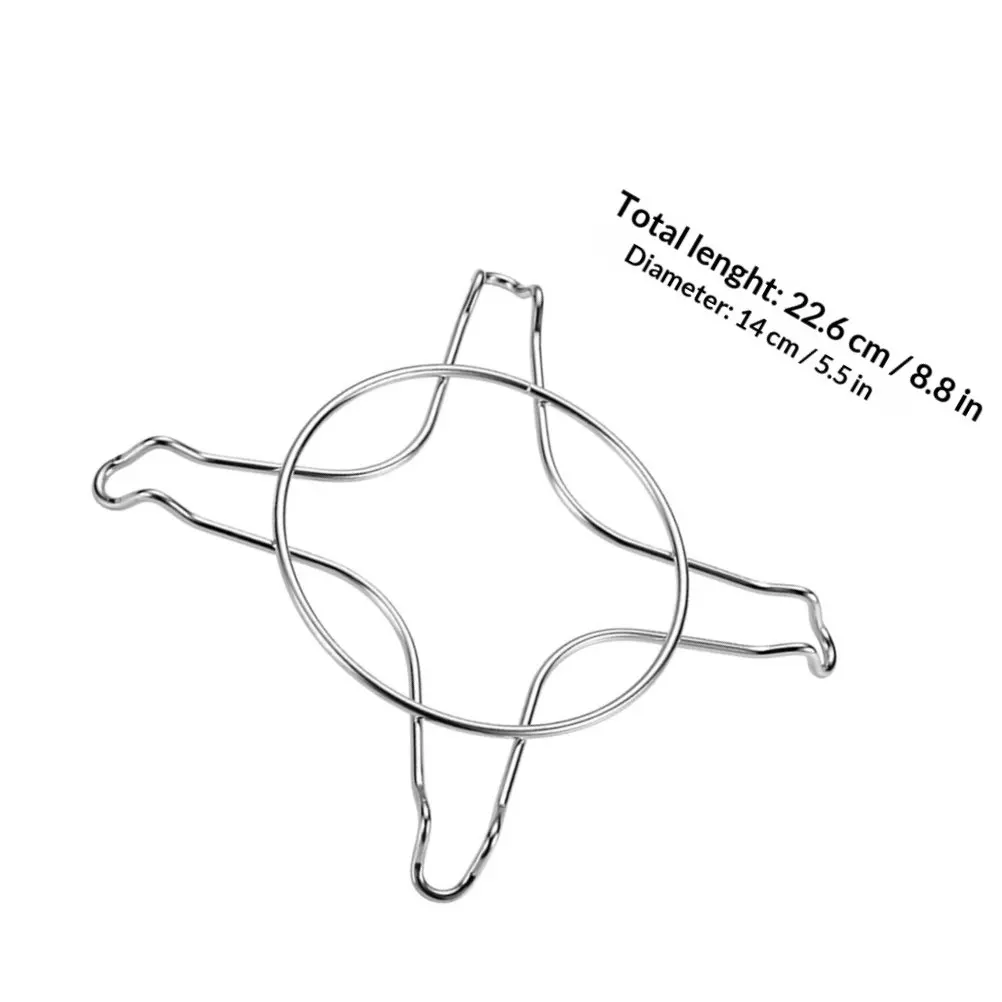 1Pcs Stainless Steel Wok Rack for Gas Stove Heavy Duty Non Slip Four Legged Stove Support Stand Ideal for Air Fryer Pressure