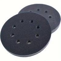 1Pc 5 Inch 125mm Sanding Disc 8 Holes Soft Sponge Interface Hook Loop Backing Pad For Sander Polisher