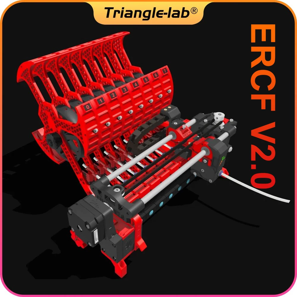 Imagem -02 - Tampão Inline Trianglelab-algodão Cores para Ercf v2 2.0 para Impressora 3d Voron Exceler