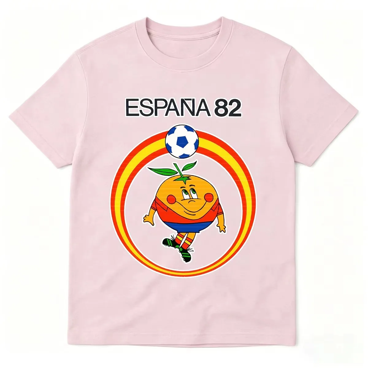 Naranjito Espana 82 Spanien-Maskottchen 1982 Fußball-T-Shirt Herren Damen Kleidung Mode Baumwolle Oversized Kurzarm O-Ausschnitt T-Shirts – Detail 7
