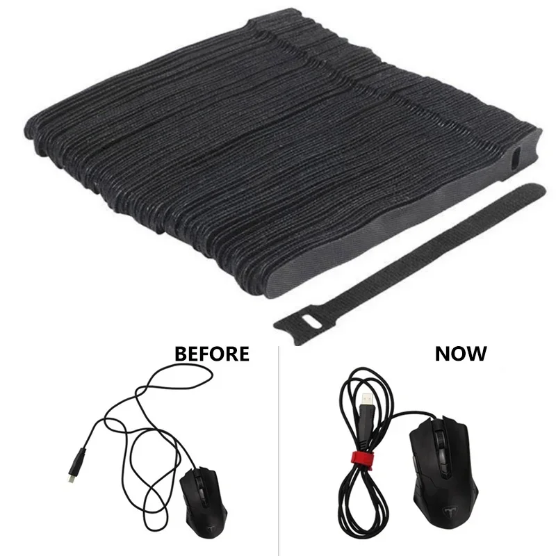 【Fast Ship】1Pc Nylon Cable Organizer Manager Self-Adhesive Storage Winder Cable Management Fixer