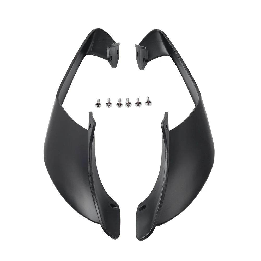 2PCS Matte Black Motorcycle Winglet Fixed Side Wing Spoiler Fairing Deflector ABS Plastic For YAMAHA YZFR1 R1 R1M 2020-2025