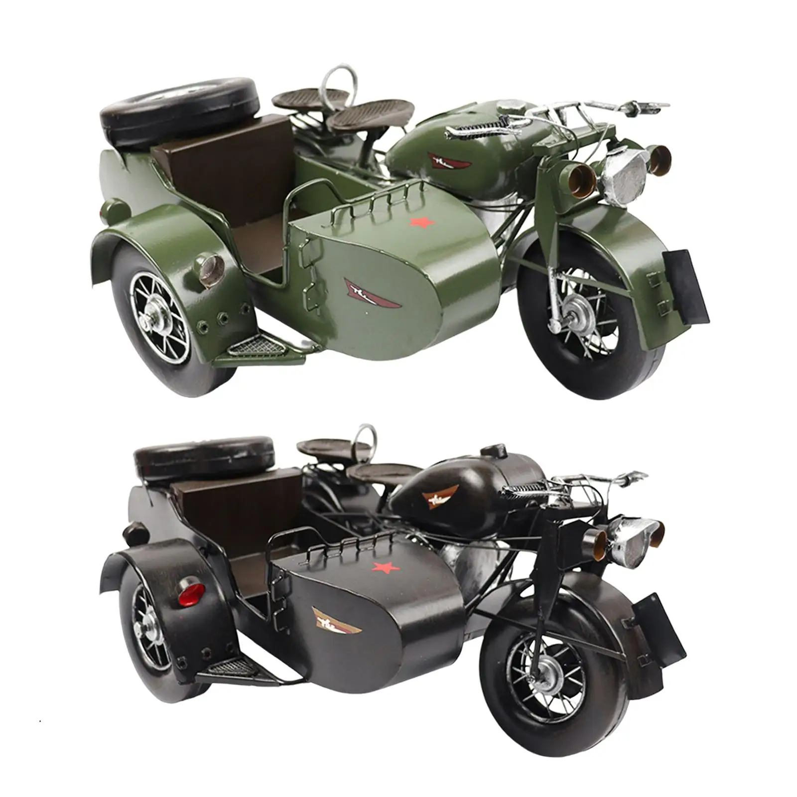 Miniature Model Tricycle Motorcycle Model Diorama Street Scene Toys Ornament