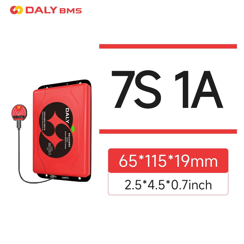 hibms Daly Active Balancer 4S LifePo4 Balancer LTO 6S Li-Ion Balance Board 3S 4S 7S 8S 24V 10S Batterie Equalizer 3,2V 3,7V 100A BMS 10