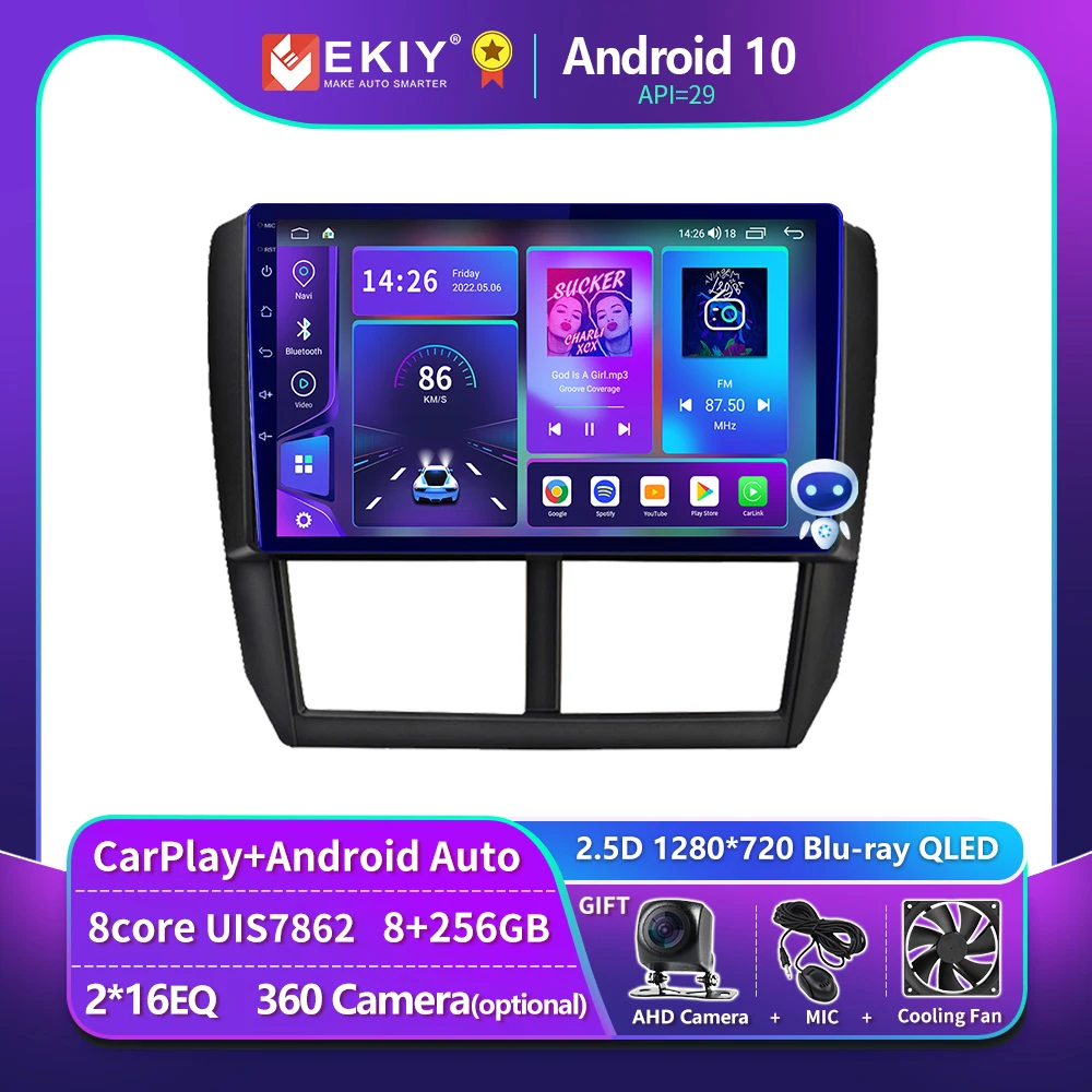 

EKIY T900 For Subaru Forester 3 SH 2007 - 2013 For Subaru Impreza GH GE Android Car Radio Multimedia Player GPS Navigation 2 DIN