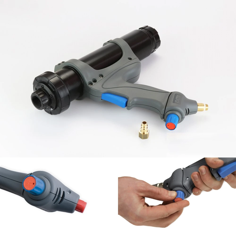 Jetflow 3 Cartridge Een 1-Component Pneumatische Kraal En Spray Dispenser Voor 310Ml Cartridges Besparen Druk Industriële Gun cartridge